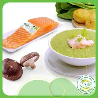 Hình ảnh Cháo cá hồi Nauy