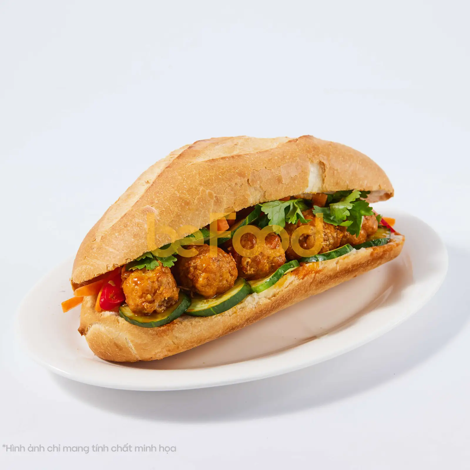 Bánh Mì Xíu Mại  - 30.000 ₫ tại Bánh Mì A Phấy - Chung Cư Nguyễn Thiện Thuật