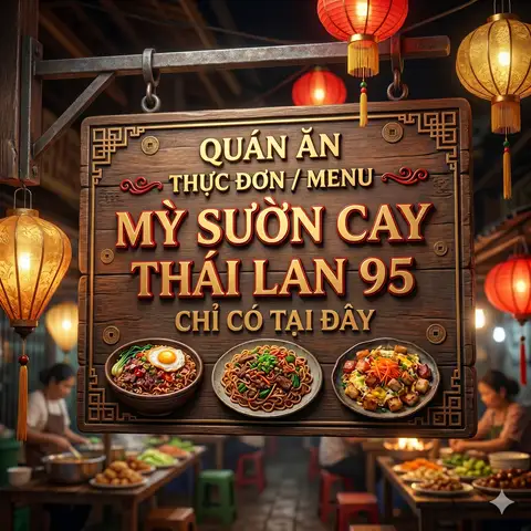 Mỳ Sườn Cay Thái Lan 95 - Lê Văn Lương - Ẩm thực quốc tế gần bạn