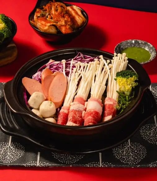 Mì kim chi bò Mỹ cuộn nấm - 78.000 ₫ tại Mì Cay Seoul 7 Cấp Độ - Tân Kỳ Tân Quý
