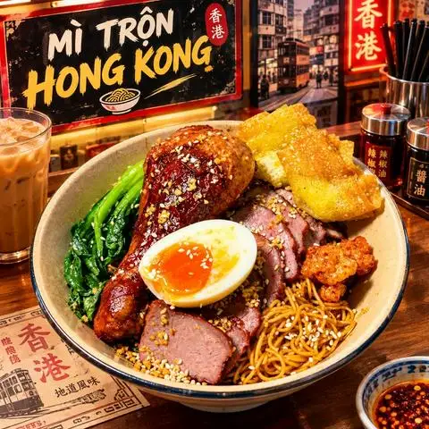 Hình ảnh Mì Trộn Hong Kong - Xá Xíu Gia Truyền - Thống Nhất