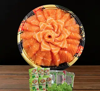 Sashimi 500g cá hồi tươi Nauy cho 3 người - 657.000 ₫ tại Sashimi Quận 2 - Online Foods - 129A Trần Não