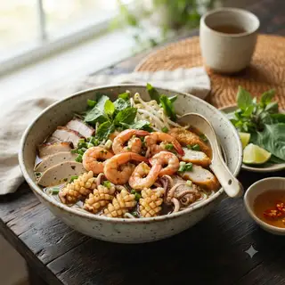 Hình ảnh Bún mắm - tô đặc biệt