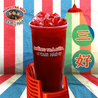 Lục Trà Lựu Đỏ - 紅石榴綠茶 - 20.000 ₫ tại Hồng Trà Sữa Tam Hảo - Nguyễn Khắc Nhu