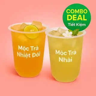 Hình ảnh Combo uống đôi – mộc trà siêu tiết kiệm