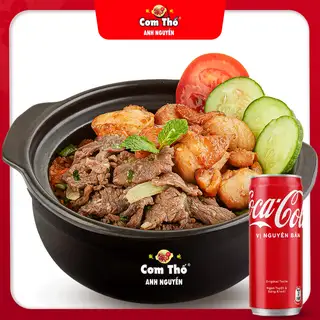 Hình ảnh Combo thố bò gà - coca