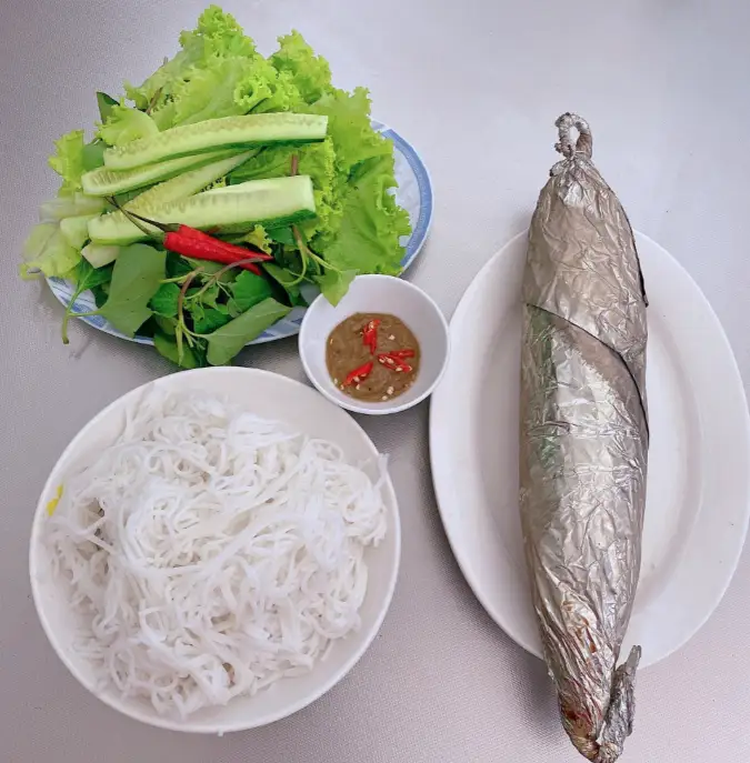 Hình ảnh Cá cam nướng giấy bạc