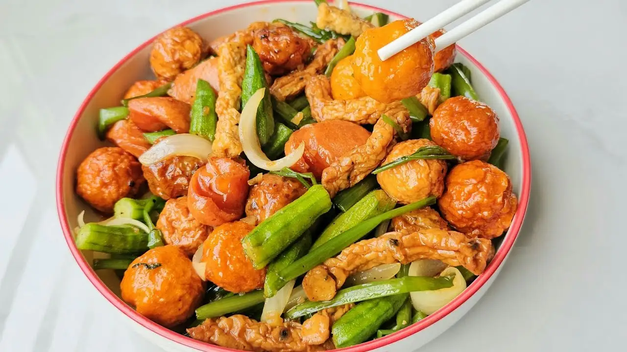 Mì trộn - Đồ chiên thập cẩm - 52.000 ₫ tại Ăn Vặt, Cá Viên Chiên & Mì Trộn BÉ BỌT - Nguyễn Hữu Tiến