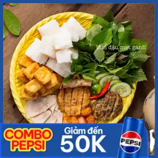 Combo bún đậu thập cẩm + Pepsi/Coca - 85.000 ₫ tại Bún Đậu Mắm Tôm Mẹt Gánh - 45/1 Dương Bá Trạc