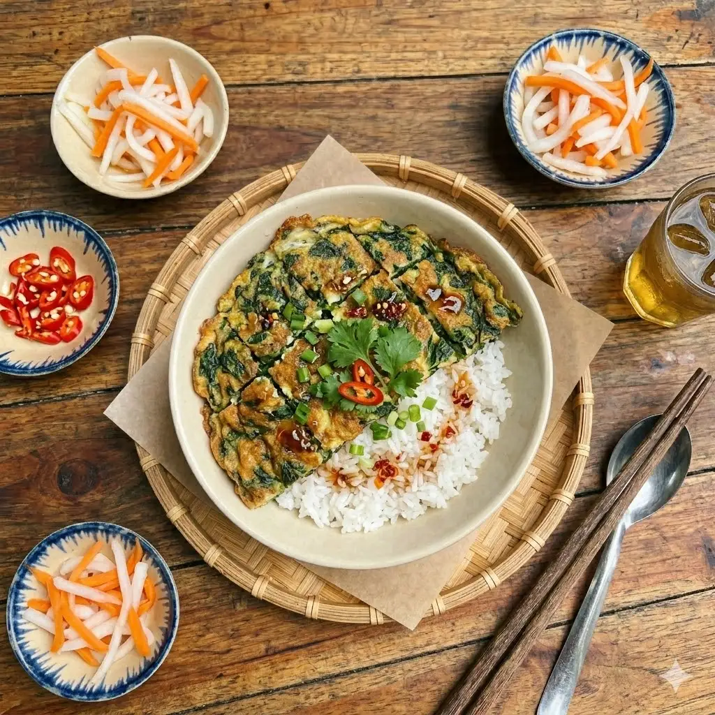 Hình ảnh Cơm trứng chiên củ hành