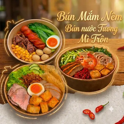 Hình ảnh Bún Nước Tương, Bún Mắm Nêm & Mì Trộn Nhà Thơm - Thống Nhất