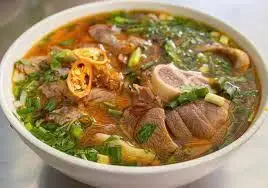 Bún bò giò đầy đủ - 75.000 ₫ tại O Sửu 2 - Bánh Canh Bột Gạo & Bún Bò - Trần Khắc Chân