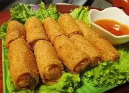 Chả giò chay - 9.000 ₫ tại Cơm Chay Lục Lạc - Thoại Ngọc Hầu