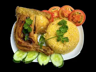 Hình ảnh Cơm đùi lớn góc tư