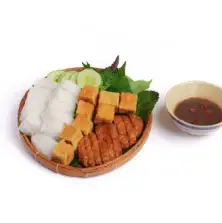 Bún đậu chả cốm - 55.000 ₫ tại Bún Đậu Mắm Tôm Chí Phèo - Nguyễn Văn Bảo
