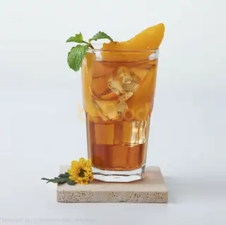 Trà đào tươi - 27.000 ₫ tại Tré Trộn & Trà Sữa FA - Nguyễn Phúc Chu