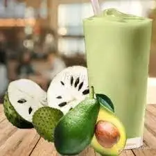 Hình ảnh Sinh tố bơ mãng cầu