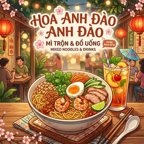 Hình ảnh Hoa Anh Đào Quán - Đồ Uống & Mì Trộn - Yên Hòa