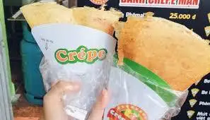 Hình ảnh Bánh crepe xúc xích phô mai