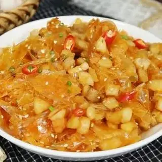 Hình ảnh Trộn sa tế tỏi tóp mỡ