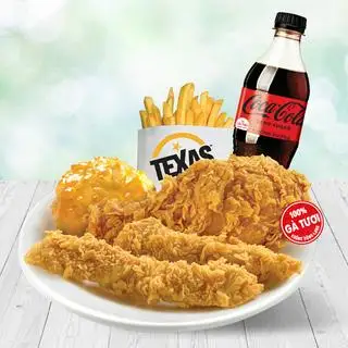 Combo Tex Sampler - Gà Rán Truyền Thống - 119.000 ₫ tại Gà Rán Texas Chicken - Nguyễn Thái Học