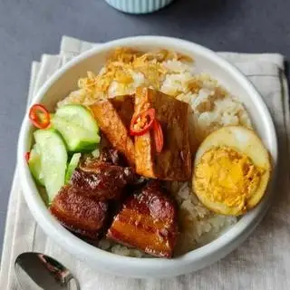 Hình ảnh Xôi trứng chả pate