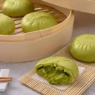 (ĐỘC QUYỀN) Bánh Bao Matcha Kim Sa - 23.000 ₫ tại Bánh Bao Bà Xã - Dimsum & Bánh Bao Homemade - Thích Quảng Đức