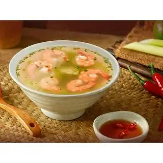 Hình ảnh Canh bí xanh nấu tôm