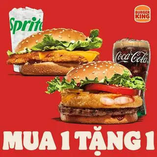 MUA 1 TẶNG 1 - 132.000 ₫ tại Burger King - Phạm Ngũ Lão