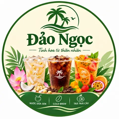 Hình ảnh Đảo Ngọc - Dừa Sen, Cold Brew & Trà Trái Cây - Vũ Ngọc Phan