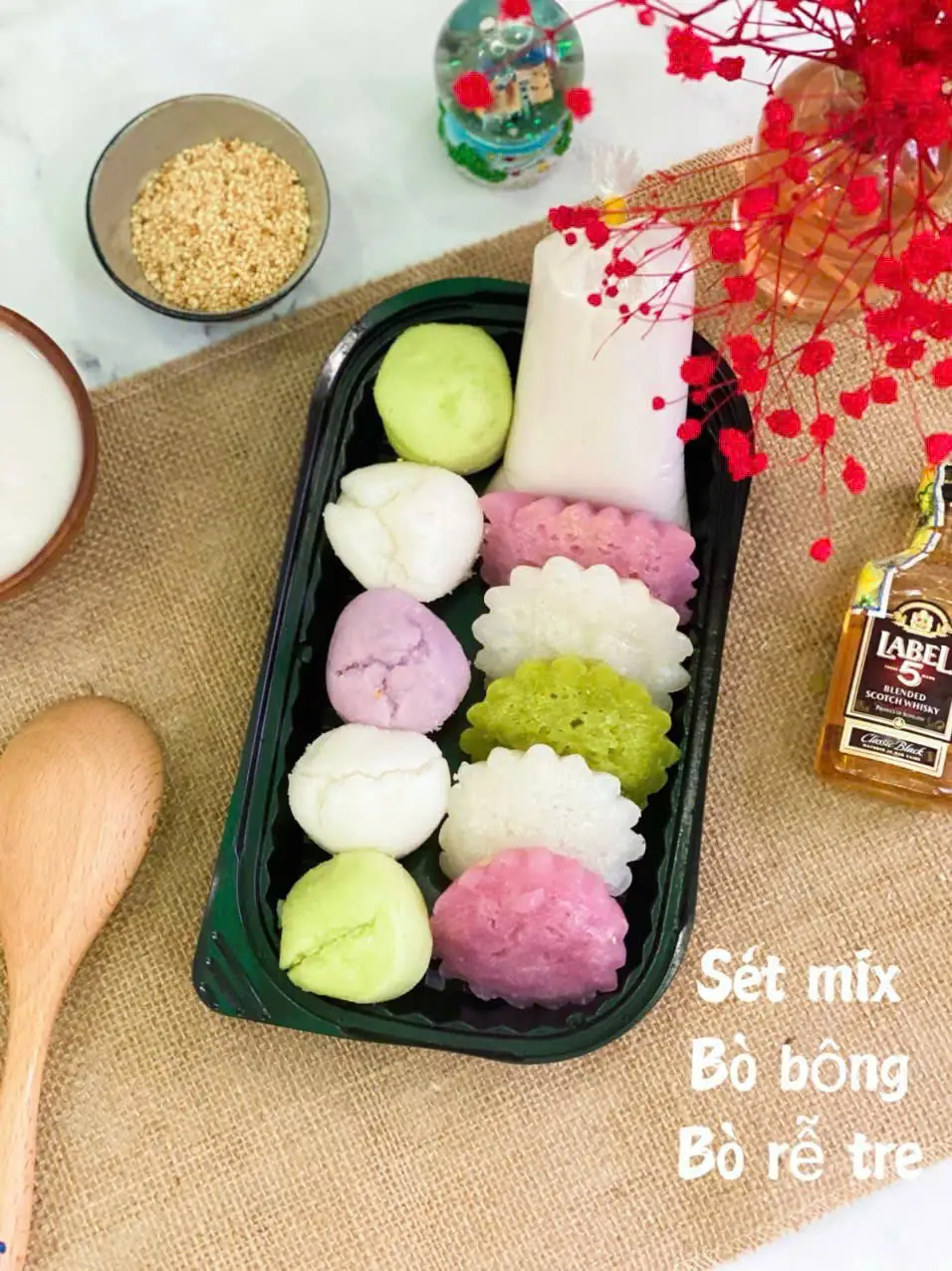 5 Bò Bông + 5 Bò Rễ Tre + Cốt dừa - 40.000 ₫ tại Ẩm Thực Việt - Bếp Nhà Bam - Đoàn Văn Bơ