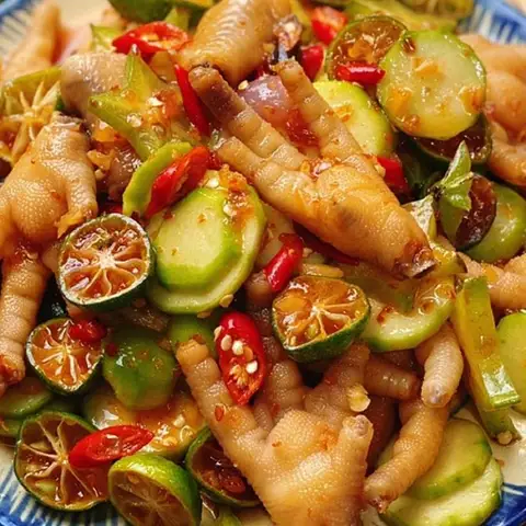 Ăn Vặt Bủ Bủ - Chân Gà Sốt Thái, Cá Viên Sốt Thái & Sương Sáo Thập Cẩm - Tân Phước  - Ăn vặt gần bạn