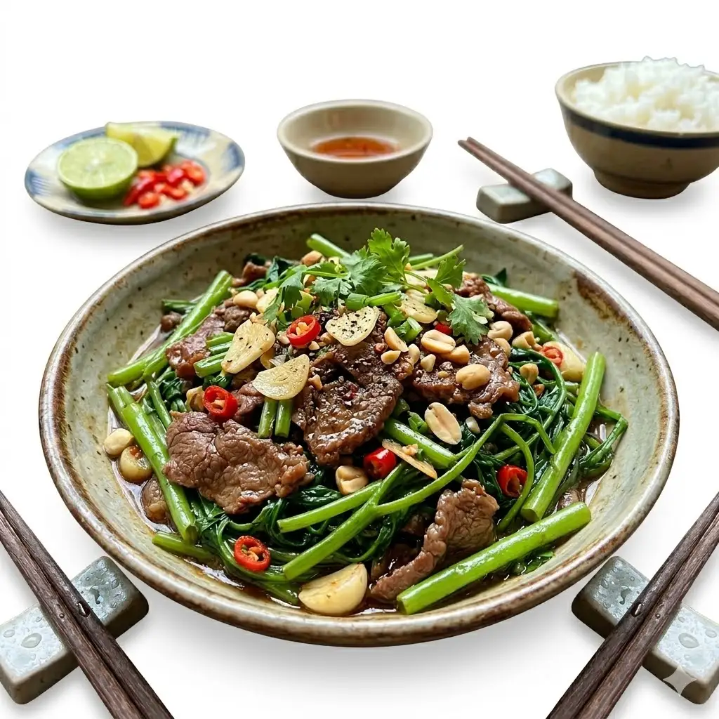 Hình ảnh Bò xào rau muống