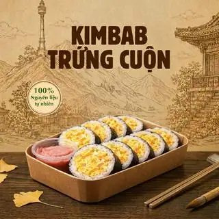Hình ảnh Kimbap trứng cuộn