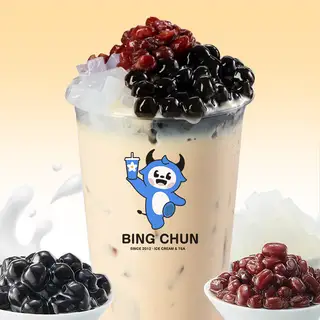 Hình ảnh Trà sữa full topping 500ml
