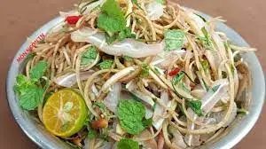 Gỏi tai heo bắp chuối - 99.000 ₫ tại Cá Lóc Nướng Thy Thy - Vĩnh Khánh