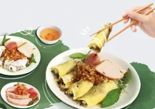 Bánh cuốn trứng - 35.000 ₫ tại Bánh Cuốn Nóng & Bánh Ướt - Trần Quang Diệu