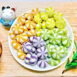 Hình ảnh Bánh bao trứng cá hồi