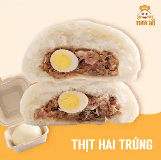 Bánh Bao Thịt 2 Trứng Cút - 28.000 ₫ tại Bánh Bao Thuý Đỗ - Xá Xíu Phô Mai - Đinh Tiên Hoàng