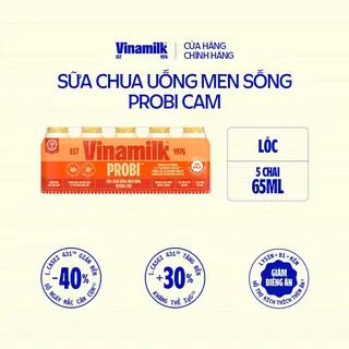 Hình ảnh Sữa chua uống Probi Pedia - Lốc 5 chai x 65ml_07UC10_LOC