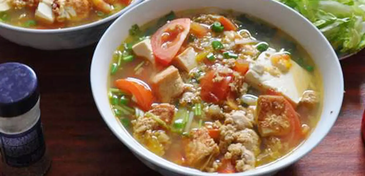 Hình ảnh Canh bún cua ốc