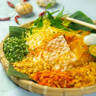Hình ảnh Bánh tráng trộn đơn giản