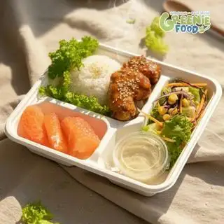 Cơm đùi gà rút xương nướng teriyaki - 75.000 ₫ tại Greenie Eatclean - Cơm Văn Phòng Eat Clean - Nguyễn Đình Chiểu