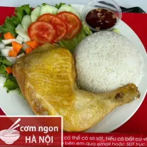 Hình ảnh Cơm đùi gà cỡ lớn sốt Nhật teriyaki