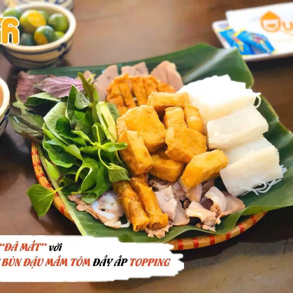 Combo đặc biệt 1 người - 1 nước mơ - 112.000 ₫ tại Bún Đậu Mắm Tôm Quỳnh - Đặng Văn Bi