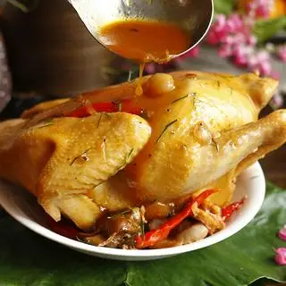 Hình ảnh Gà hấp mắm nhĩ