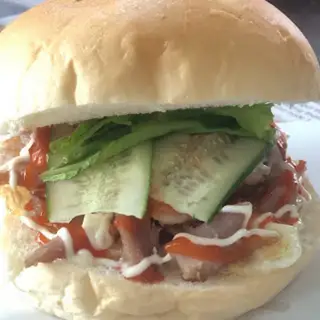 Hình ảnh Hamburger thịt nguội