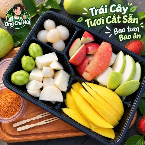 Hình ảnh Trái Cây Tươi Cắt Sẵn - Ông Chả Húi - Phan Văn Trị