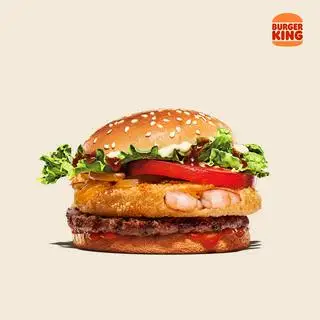 Hình ảnh Burger Bò Nướng Tôm Giòn cỡ vừa