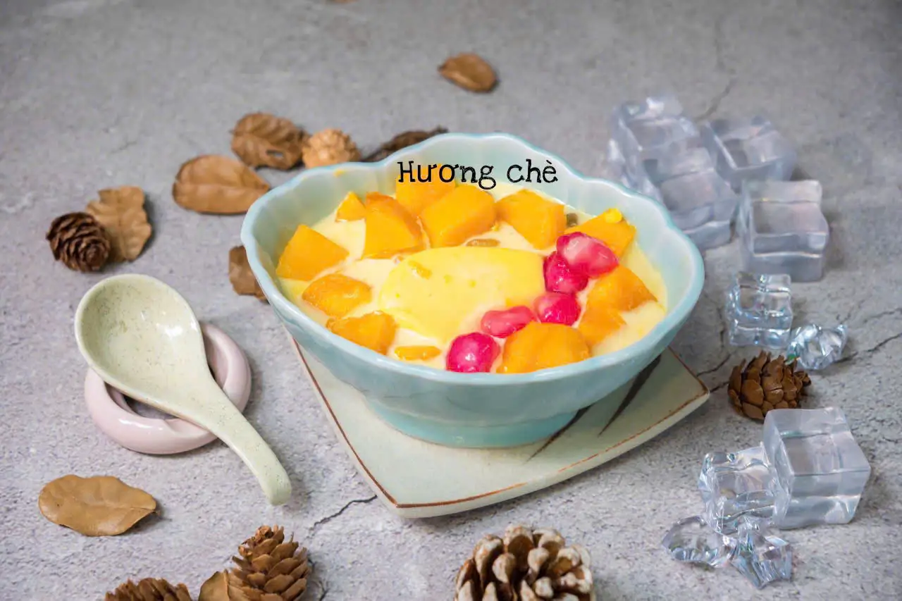 Hình ảnh Chè pudding xoài nhiệt đới